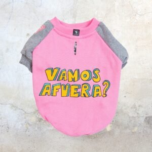 Buzo De Frisa Vaf Vamos Afuera Chicle Talle Xxl Aps